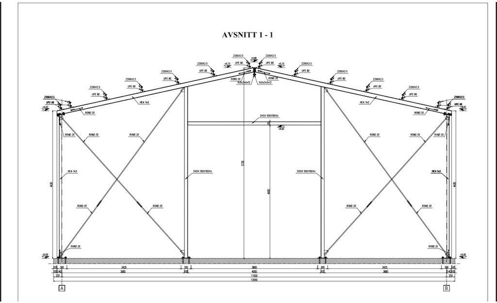 12x24 meter - 288 m2 - Građevinska oprema: slika 12x24 meter - 288 m2 - Građevinska oprema 12x24 meter - 288 m2 - Građevinska oprema: slika 12x24 meter - 288 m2 - Građevinska oprema
