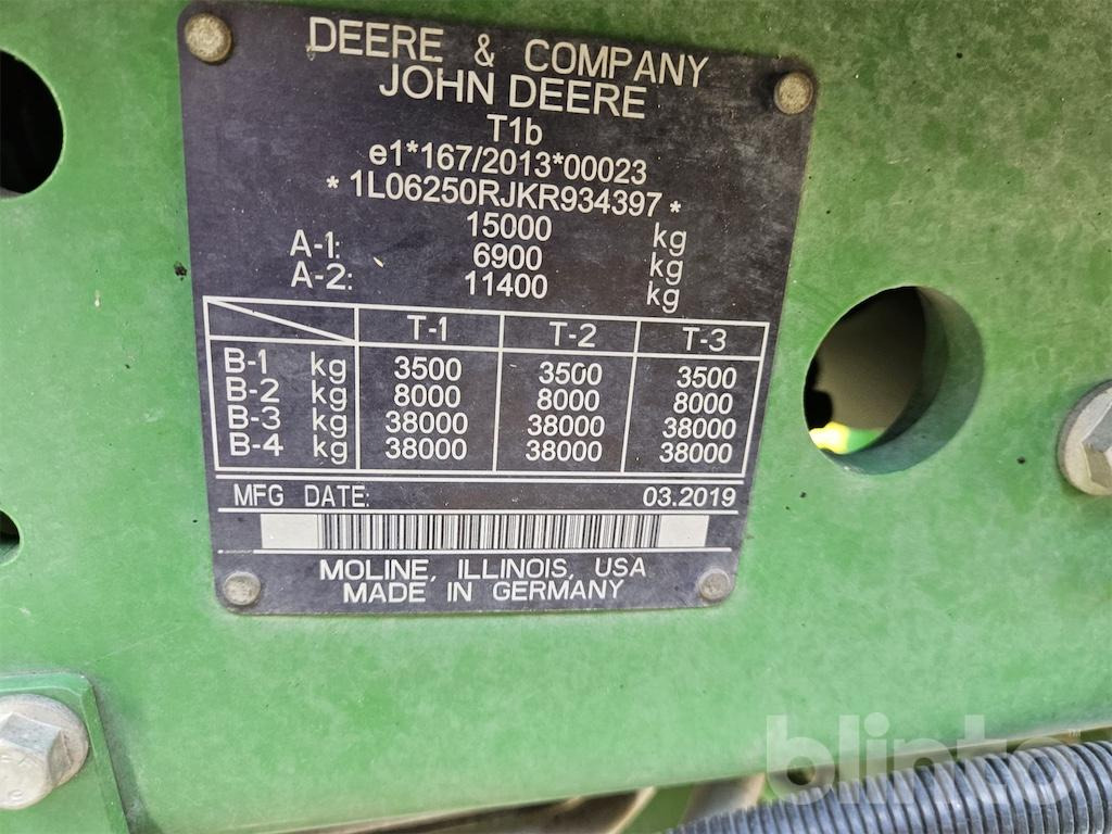 John Deere 6250R (2019) - Traktor: slika John Deere 6250R (2019) - Traktor John Deere 6250R (2019) - Traktor: slika John Deere 6250R (2019) - Traktor