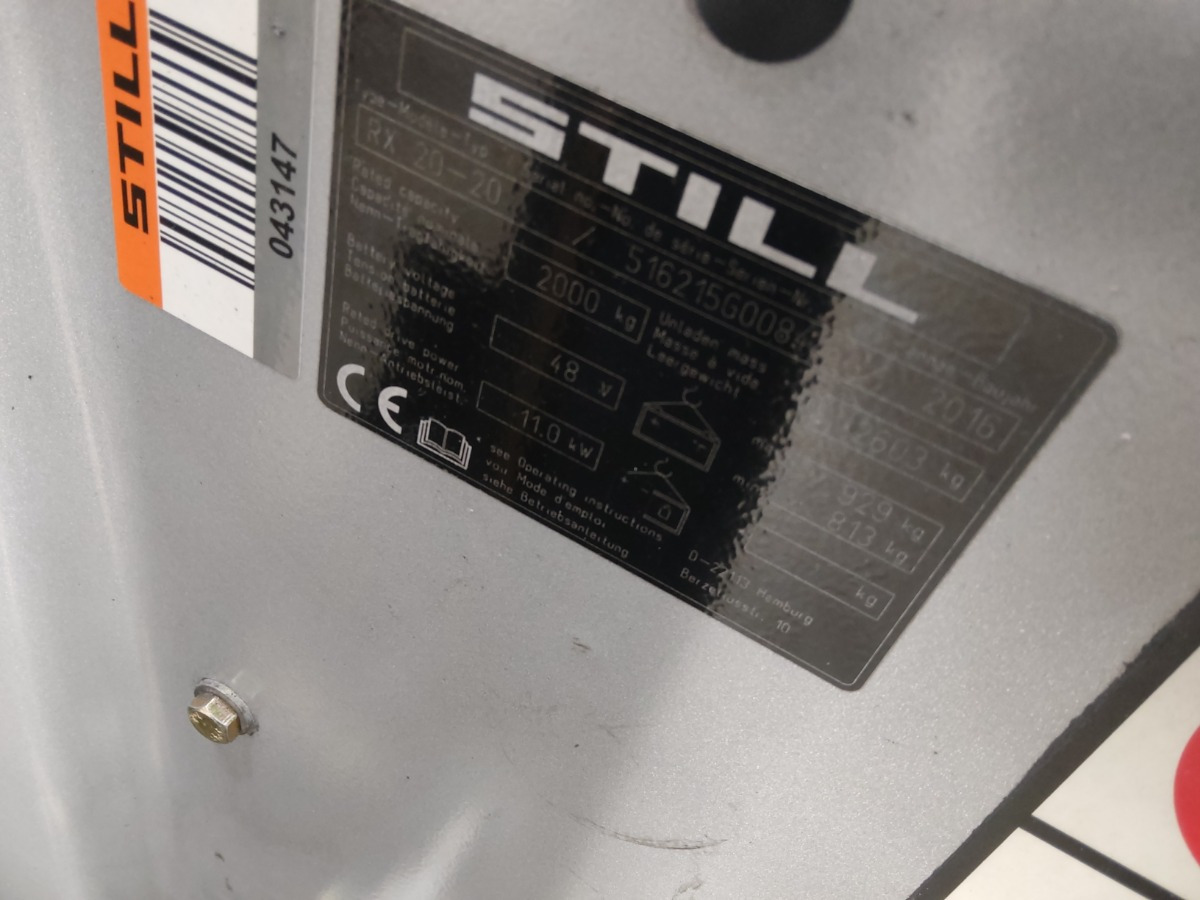 Still RX20-20 - Električni viličar: slika Still RX20-20 - Električni viličar Still RX20-20 - Električni viličar: slika Still RX20-20 - Električni viličar