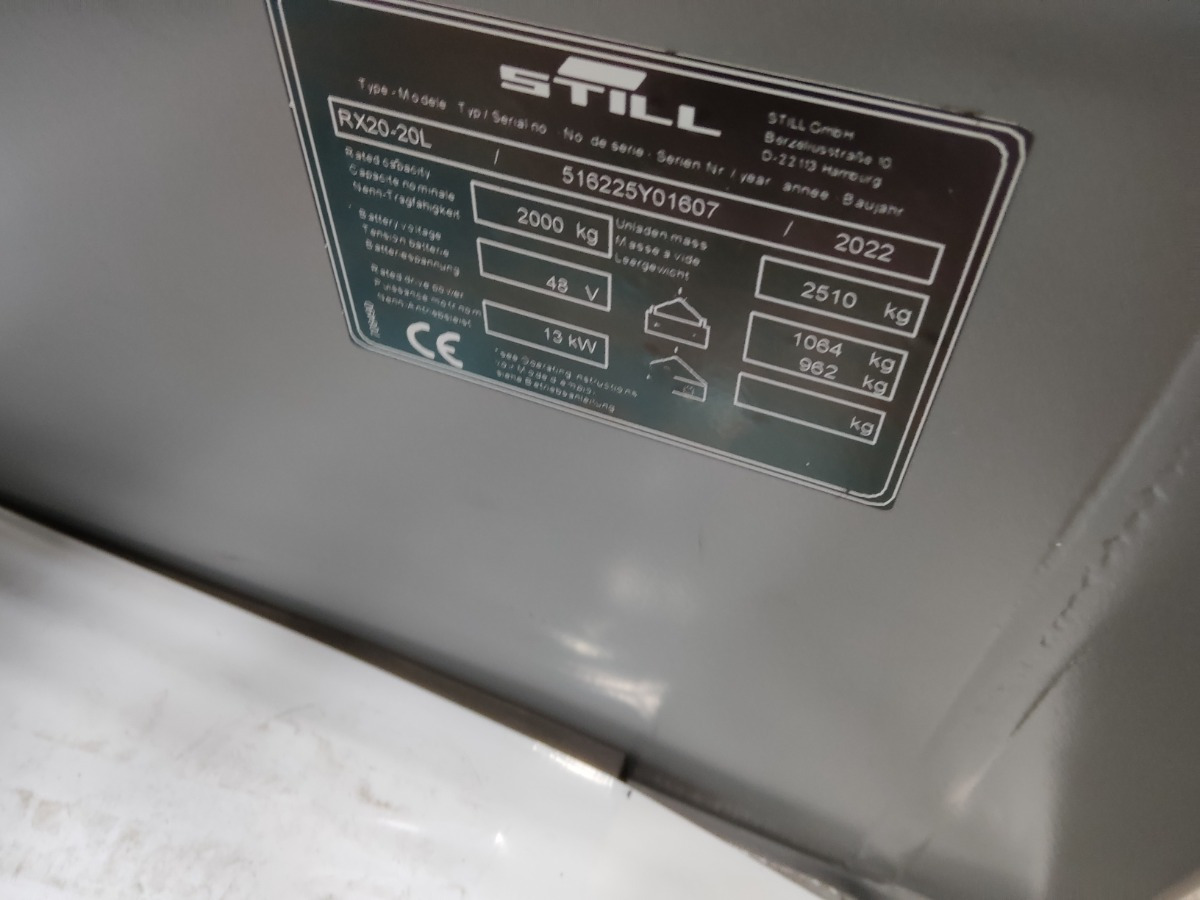 Still RX20-20L - Električni viličar: slika Still RX20-20L - Električni viličar Still RX20-20L - Električni viličar: slika Still RX20-20L - Električni viličar