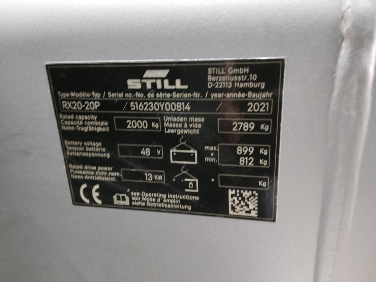 Still RX20-20P/LIION - Električni viličar: slika Still RX20-20P/LIION - Električni viličar Still RX20-20P/LIION - Električni viličar: slika Still RX20-20P/LIION - Električni viličar