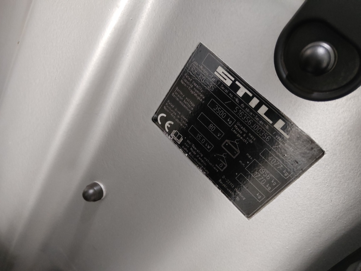 Električni viličar Still RX60-35/BATT.NEU: slika Električni viličar Still RX60-35/BATT.NEU Električni viličar Still RX60-35/BATT.NEU: slika Električni viličar Still RX60-35/BATT.NEU