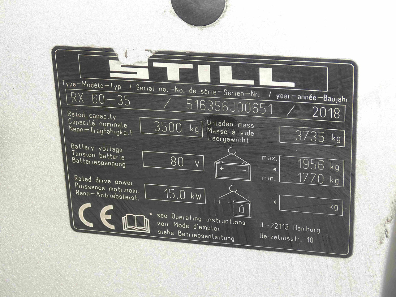 Still RX60-35 - Električni viličar: slika Still RX60-35 - Električni viličar Still RX60-35 - Električni viličar: slika Still RX60-35 - Električni viličar