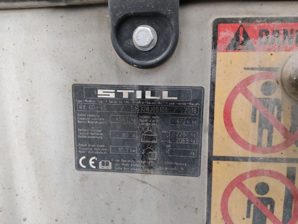 Still RX60-45 - Električni viličar: slika Still RX60-45 - Električni viličar Still RX60-45 - Električni viličar: slika Still RX60-45 - Električni viličar