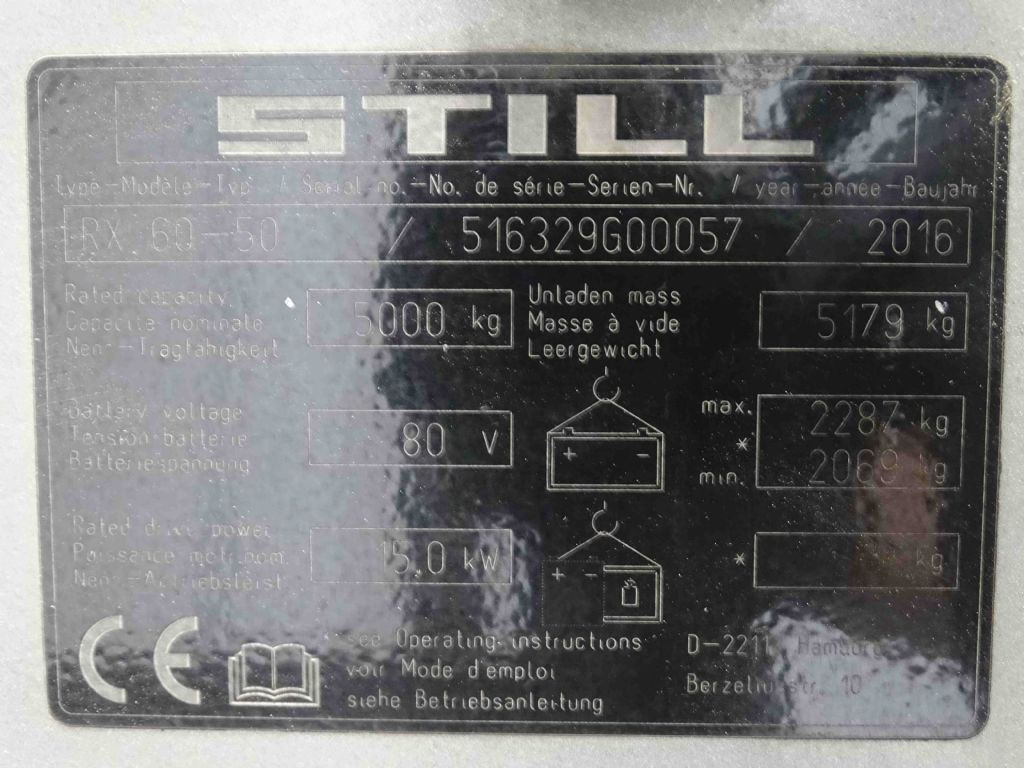 Still RX60-50 - Električni viličar: slika Still RX60-50 - Električni viličar Still RX60-50 - Električni viličar: slika Still RX60-50 - Električni viličar