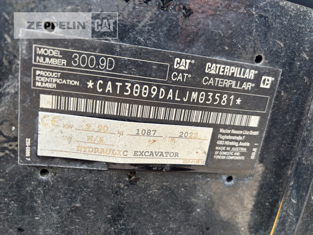 Cat 300.9D - Mini bager: slika Cat 300.9D - Mini bager Cat 300.9D - Mini bager: slika Cat 300.9D - Mini bager