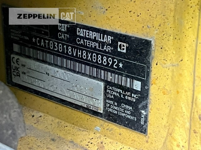 Mini bager Cat 301.8-05A: slika Mini bager Cat 301.8-05A