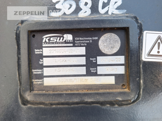 Mini bager Cat 308-06A: slika Mini bager Cat 308-06A