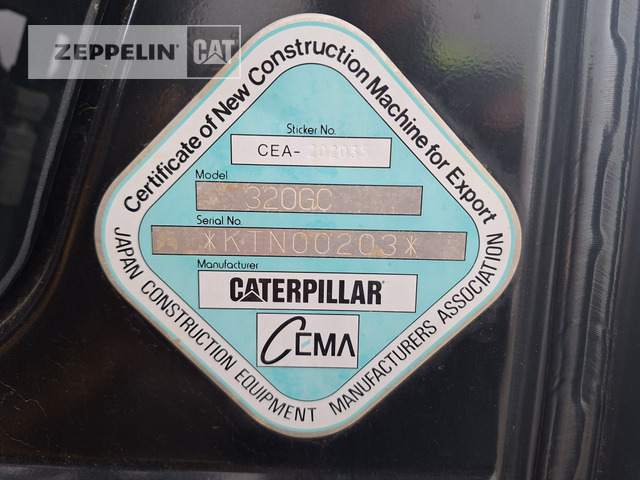 Bager gusjeničar Cat 320GC: slika Bager gusjeničar Cat 320GC