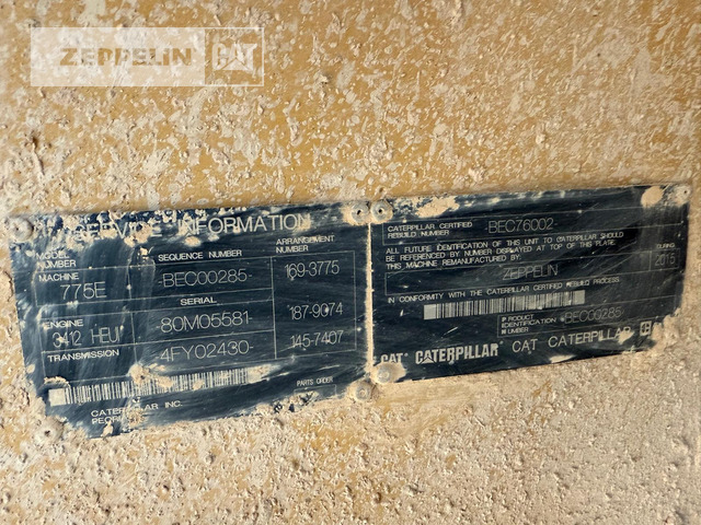 Cat 775E - Kruti istovarivač/ Kamion za prijevoz kamenja: slika Cat 775E - Kruti istovarivač/ Kamion za prijevoz kamenja Cat 775E - Kruti istovarivač/ Kamion za prijevoz kamenja: slika Cat 775E - Kruti istovarivač/ Kamion za prijevoz kamenja