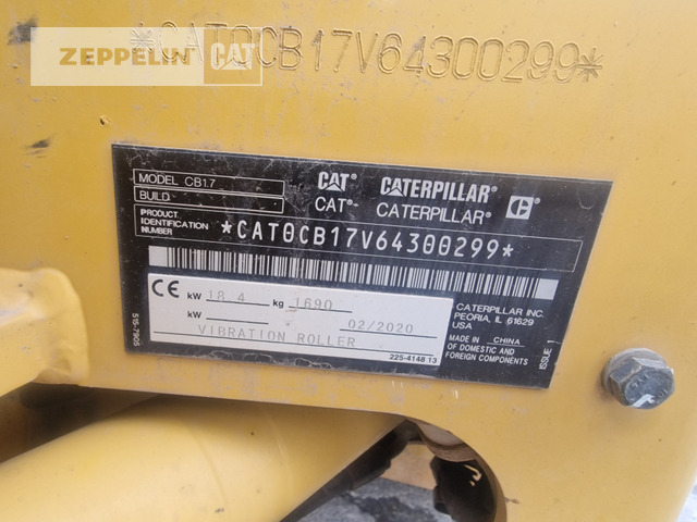 Cat CB1.7 - Cestovni valjak: slika Cat CB1.7 - Cestovni valjak Cat CB1.7 - Cestovni valjak: slika Cat CB1.7 - Cestovni valjak