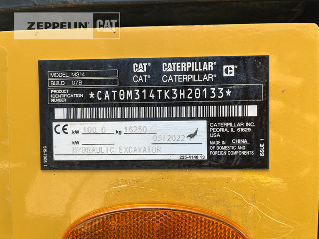 Cat M314-07A - Bager na kotačima: slika Cat M314-07A - Bager na kotačima Cat M314-07A - Bager na kotačima: slika Cat M314-07A - Bager na kotačima