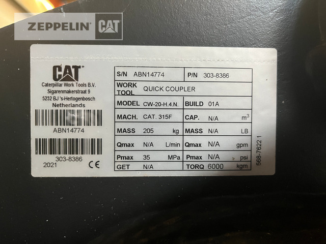Cat Primärprodukte Kompo - Brza spojka za Građevinski strojevi: slika Cat Primärprodukte Kompo - Brza spojka za Građevinski strojevi Cat Primärprodukte Kompo - Brza spojka za Građevinski strojevi: slika Cat Primärprodukte Kompo - Brza spojka za Građevinski strojevi
