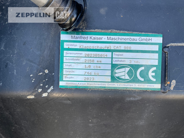 Utovarna korpa za Građevinski strojevi Kaiser Maschinenbau, Vrees Kombi KSM1.0 2.150 m: slika Utovarna korpa za Građevinski strojevi Kaiser Maschinenbau, Vrees Kombi KSM1.0 2.150 m