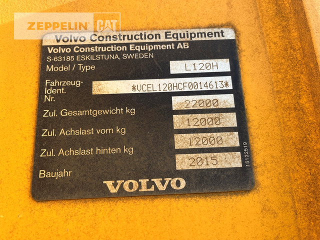 Volvo L120H - Utovarivač na kotačima: slika Volvo L120H - Utovarivač na kotačima Volvo L120H - Utovarivač na kotačima: slika Volvo L120H - Utovarivač na kotačima