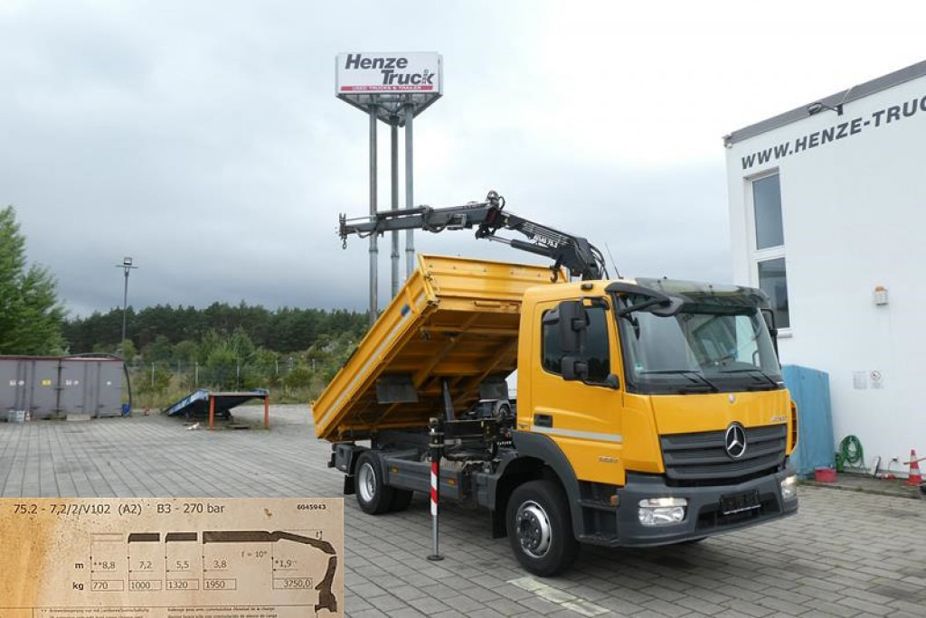 MERCEDES-BENZ Atego 1224 K 2-Achs Kipper Kran 2x Hdr Ausschub Greiferst. - Kiper, Kamion s kranom: slika MERCEDES-BENZ Atego 1224 K 2-Achs Kipper Kran 2x Hdr Ausschub Greiferst. - Kiper, Kamion s kranom MERCEDES-BENZ Atego 1224 K 2-Achs Kipper Kran 2x Hdr Ausschub Greiferst. - Kiper, Kamion s kranom: slika MERCEDES-BENZ Atego 1224 K 2-Achs Kipper Kran 2x Hdr Ausschub Greiferst. - Kiper, Kamion s kranom