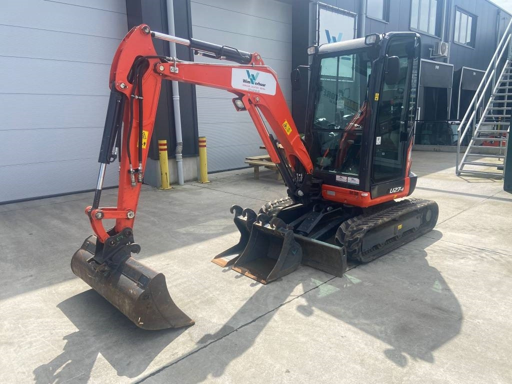 Kubota U 27-4 - Mini bager: slika Kubota U 27-4 - Mini bager Kubota U 27-4 - Mini bager: slika Kubota U 27-4 - Mini bager